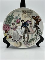 Gloria Vanderbilt Porcelain Remembrance Plate