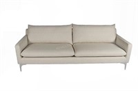 Morocco Sofa Linen – Silver Legs $2600