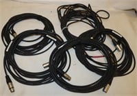 5)20' Dynamike 224s Microphone Cable,