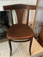 Antique C. R. Shoes Bentwood Chair
