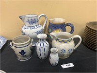 Lot Of Pitchers And Vases