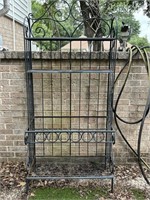 Iron Scroll Outdoor Bakers Rack