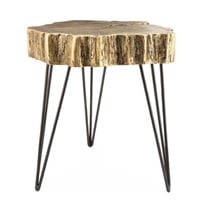 Leah End Table Gold $312