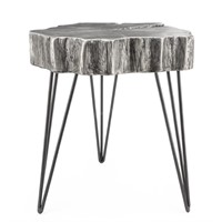 Leah End Table Silver $312