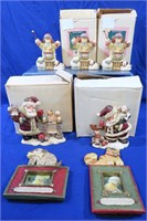 7 PC KURT ADLER CHRISTMAS FIGURINES-MIB