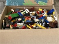 Box filled with Legos