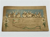 Antique Easter Remembrance Postcard