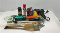 Craftsman drill (untested), screws, nails,