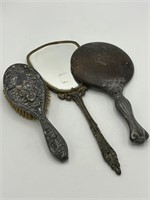 Antique Selection Vanity Mirrors & Comb
