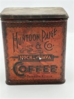 Huntoon Paige & Co. Vintage Coffee Tin
