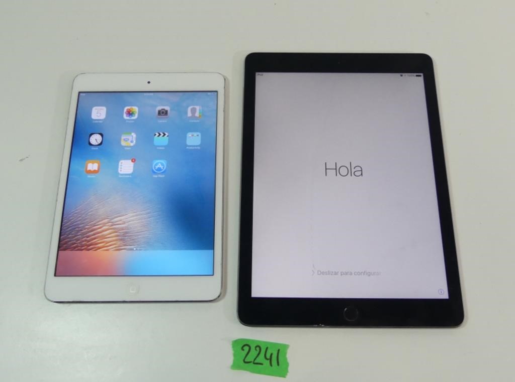 2 iPads Model A1432 & A1673, used/ need passwords