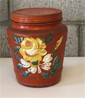 Old Painted Ball Jar