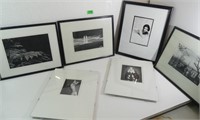 6 Collection of Wall Art - B/W Photos