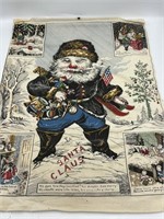 Vintage Santa Claus is Coming To Town Tapestry
