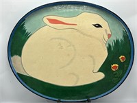 Vintage Fitz & Floyd Lacquered Bunny Tray