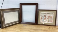 Pictures Needlepoint and Frames