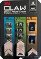 8-Pk 3M Claw Drywall Picture Hangers