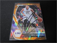 Ben Simmons Signed Trading Card GAA COA