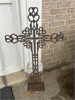Antique Iron Tall Cross