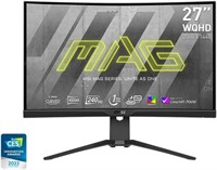 MSI 27" Rapid VA Gaming Monitor, 2560 x 1440 (QHD)
