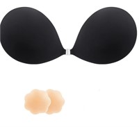 LALAWING, STRAPLESS ADHESIVE BRA WITH NIPPLE