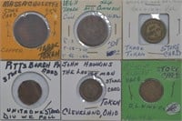 15 Misc Tokens inc/ Whore House Coin