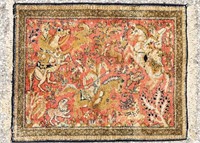 Hand-knotted Persian Mat