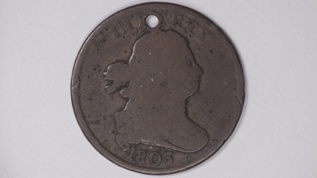 1803 Draped Bust Half Cent Wide 3 ?