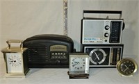 Antique Airline Radio, AM/FM Radio, Alarm Radio