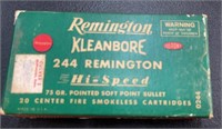 Remington Kleanbore 244 remington - 20 Rounds