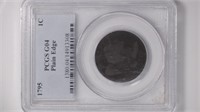 1795 Bust Large Cent PCGS G4 Plain Edge