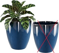 Blue 10 Indoor/Outdoor Plant Pots