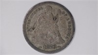 1873-S Liberty Seated Dime