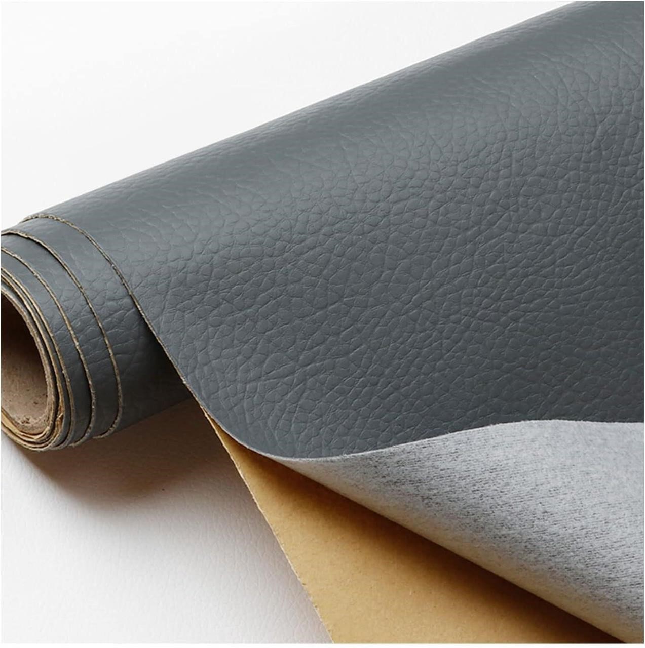 20x54in Dark Gray Leather Repair Patch *4