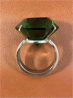 Oversized Green Ring