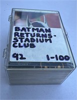 1992 Batman Returns Stadium Club set 1-100