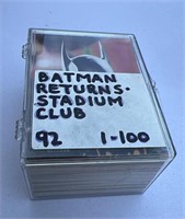 1992 Batman Returns Stadium Club set 1-100