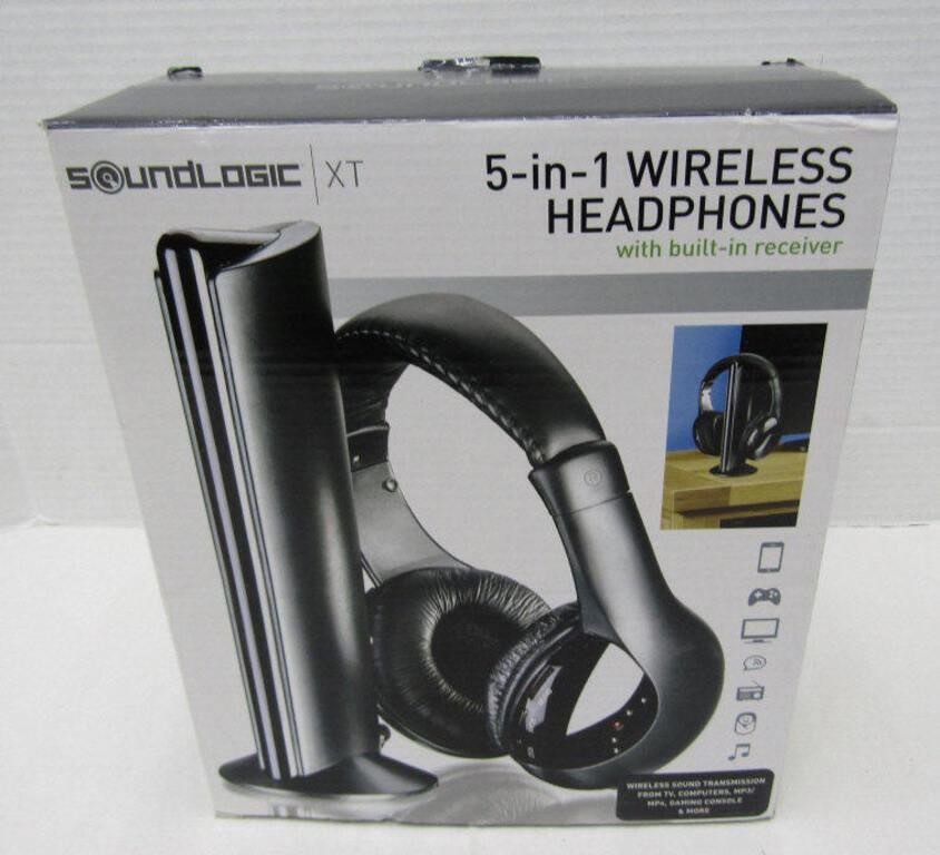 Soundlogic XT 5 in 1 Wireless Head Phones