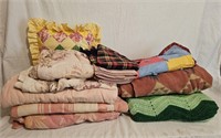 Blankets, Afghan,  Pillow, & More