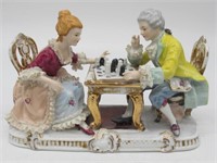 CAPODIMONTE STYLE JAPAN CHEST GAME FIGURE 10 IN