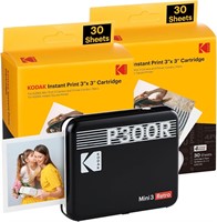 ULN - Kodak Mini 3 Retro Photo Printer Bundle