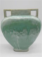 DESIGNER BEAUTIFUL GREEN VASE 16 INCHES TALL CLEAN
