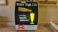 Miller High Lite Pouring Beer Light