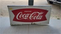 Coca Cola Tin Sign 50x25"