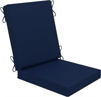 Navy Blue Patio Cushions Set 20x20-24'