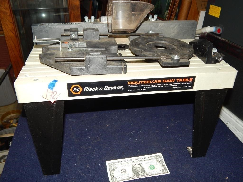 Black & Decker Router/ Jig Saw Table