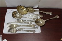 Lot of 13 Serving Pieces