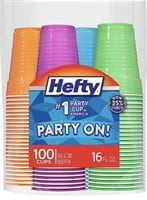 New Hefty Party On Disposable Plastic Cups,