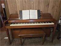 Acrosonic Piano, Piano Bench & Sheet Music