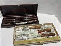 Carving Set and Steak Knives